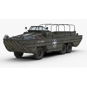 3D DUKW Landing Craft